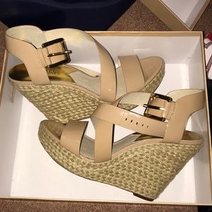 Nude Michael Kors Wedges